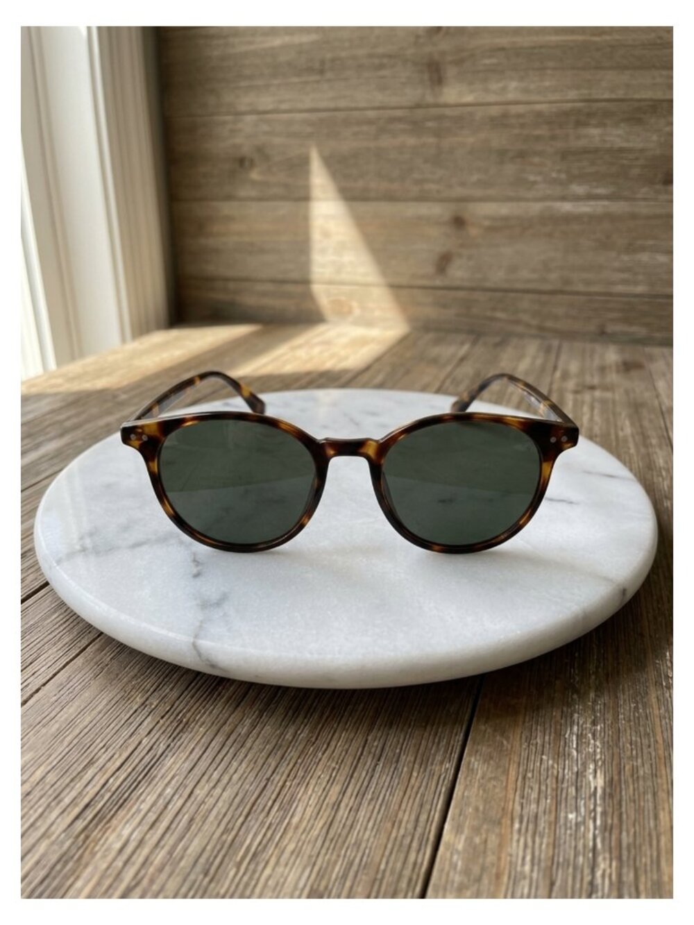 Round Polarized Sunglasses Lightweight UV400 Full Frame Unisex